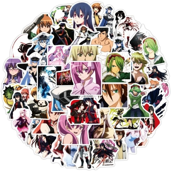 100 Akame Ga Kill Stickers - Picture 2 of 3
